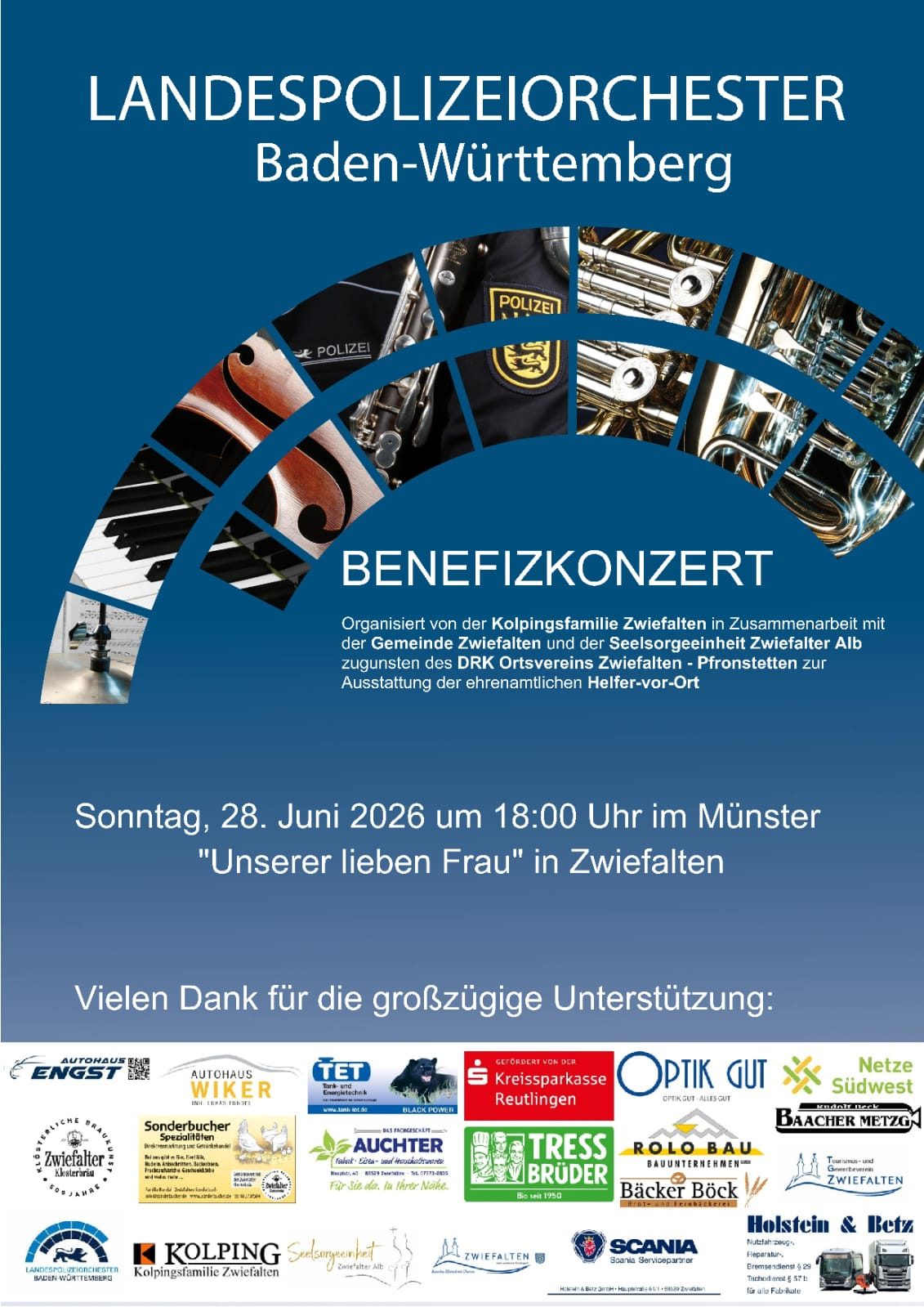 Konzert am 28. Juni um 18 Uhr